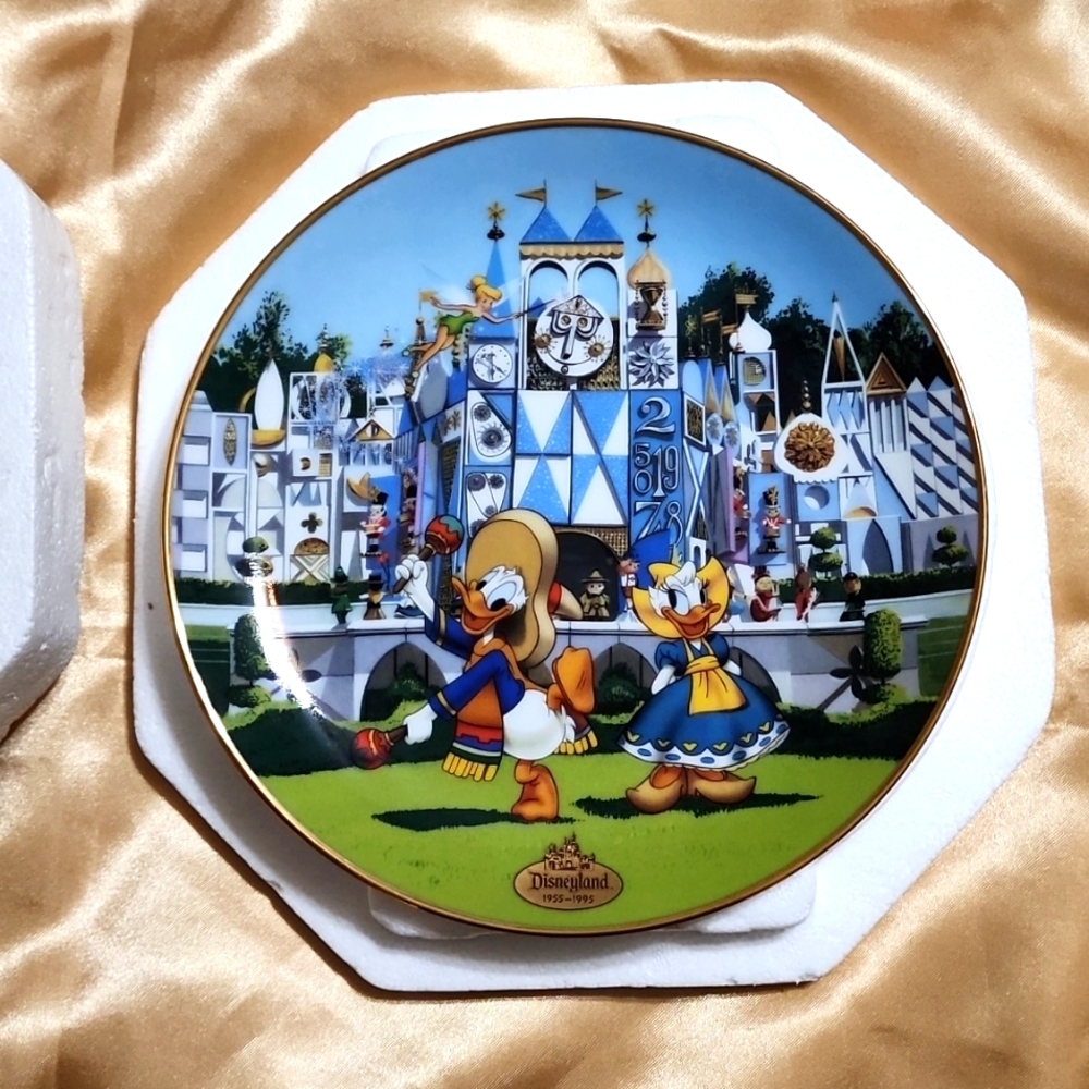 Disneyland's 40th Anniversary "It's A Small World" Plate